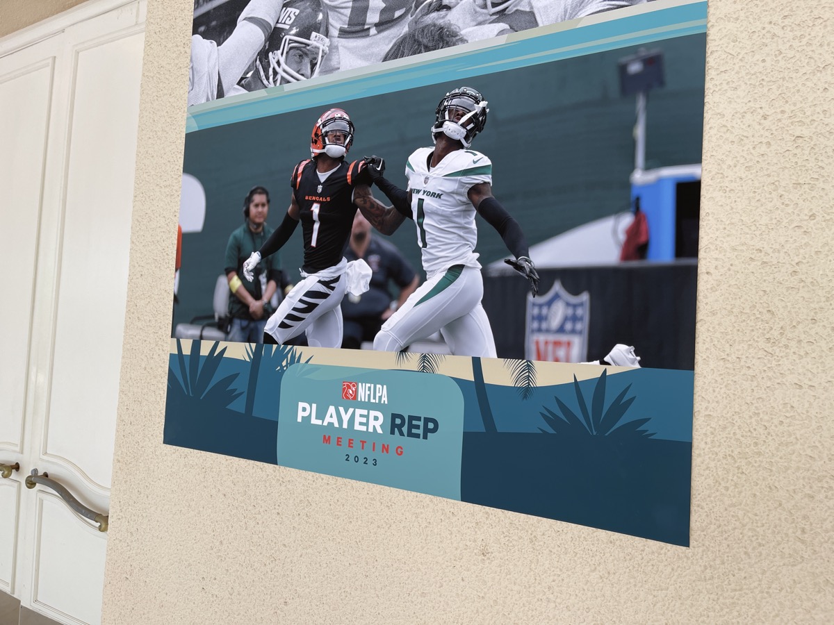 Wall-Mount Banners (Closeup)